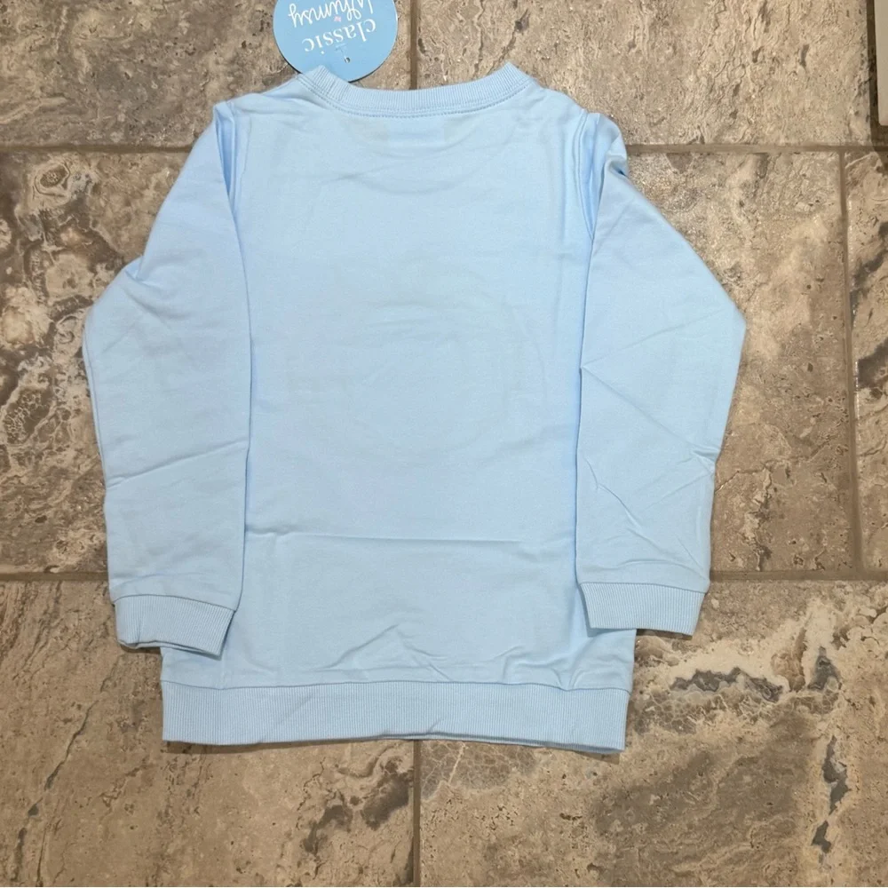 NWT size 6 Classic whimsy pumpkin aplique Blue Jogger set